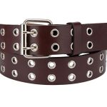 Womens Double Grommet Hole Belt