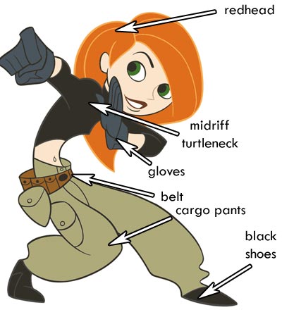 kim possible outfit ideas