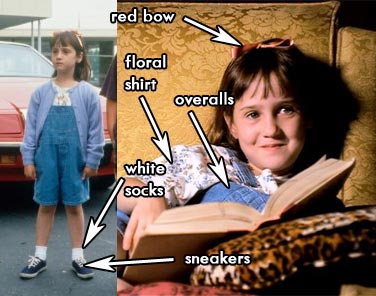 Costume of Matilda from the movie