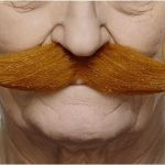 orange mustache