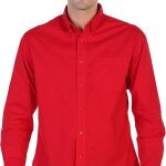 red buttondown macho