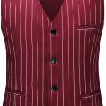 red pinstriped vest