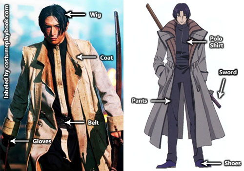 aoshi shinomori costume - anime / movie