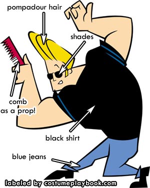 Johnny Bravo Costume Costume Playbook Cosplay Halloween ideas