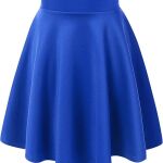 blue skater skirt