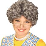 Curly Old Lady Wig