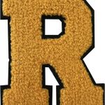 R letter of richie rich applique