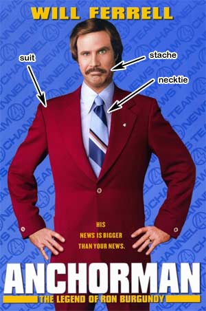 anchorman couples costume