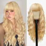 blonde wig with bangs