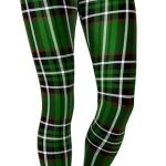 green plaid pants