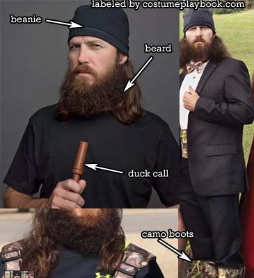 Dress up as Jase from Duck Dynasty