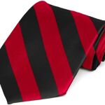 red striped tie