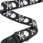 skull guitar strap