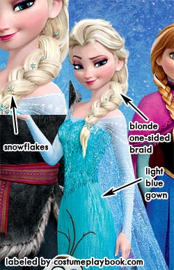 Elsa Snow Queen Frozen Costume