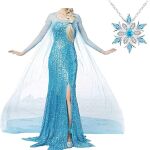 elsa replica dress