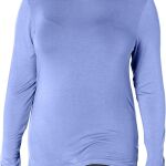 light blue long sleeve top
