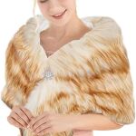 mrs peacock fake fur wrap