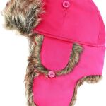 pink fur hat anna
