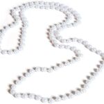 white pearl necklace