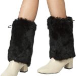 fur leg warmers