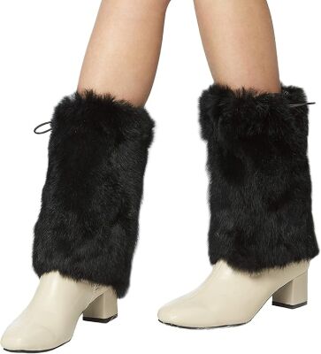 fur leg warmers