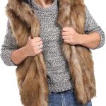 sleeveless fur vest