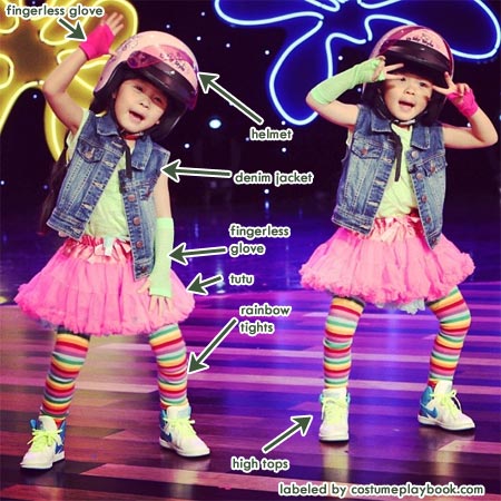 Costume of yony and zony from the ellen show