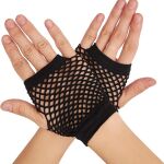 Black Fishnet Gloves