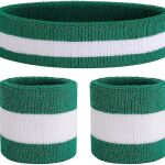 Green White Wristband