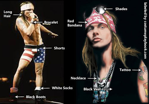 Axl Rose Costume - Guns n Roses