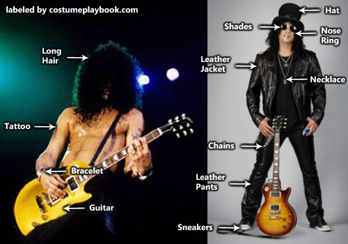 Guns n Roses Costumes Axl Rose Slash Costume Playbook