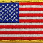 american flag embroidered