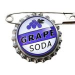 grape soda cap pin ellie