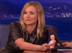 kristen bell and her veronica mars doll