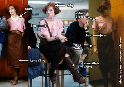 Claire Breakfast Club Costume - Molly Ringwald