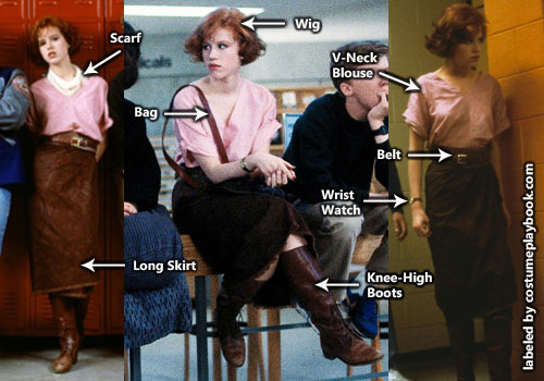 Claire Standish Outfit Molly Ringwald Costume Playbook