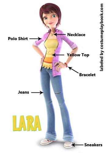 Laura costume from Unbeatables Foosball Movie