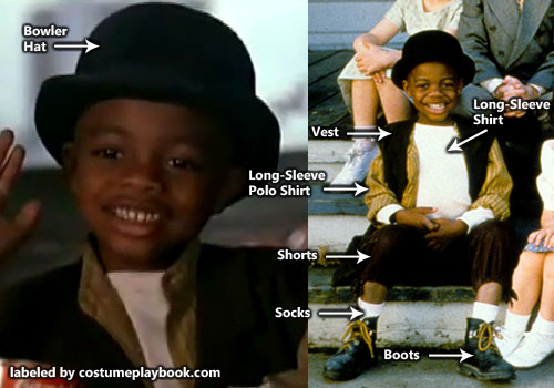 Little Rascals - Stymie Costume Outfit
