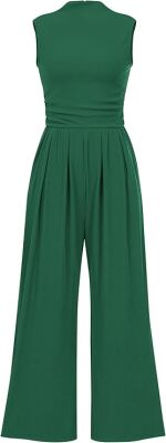 green jumpsuit