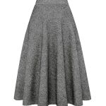 long wool skirt