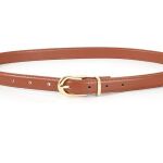 thin brown belt