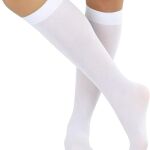 white knee high socks