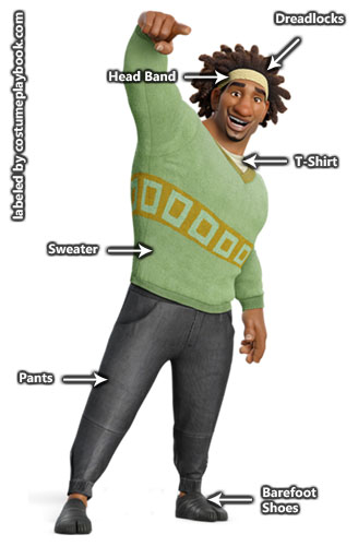 dreadlocks Costume Playbook Cosplay Halloween ideas