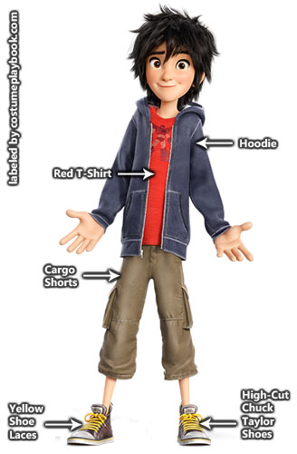 Hiro Hamada Costume Costume Playbook Cosplay Halloween ideas