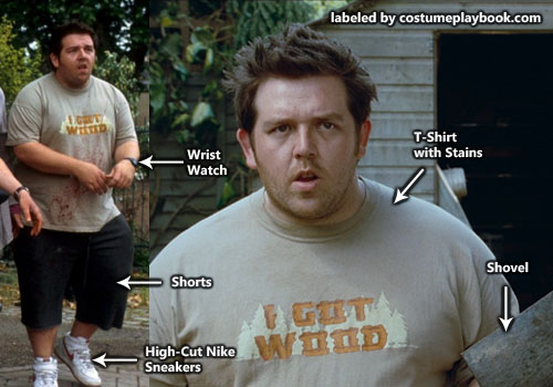 Costume of Ed from Shaun of the Dead