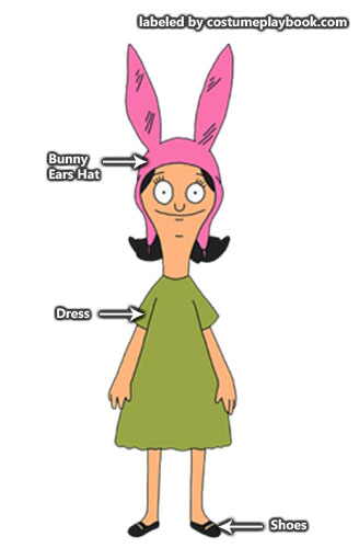 Louise Belcher Costume - Bobs Burgers