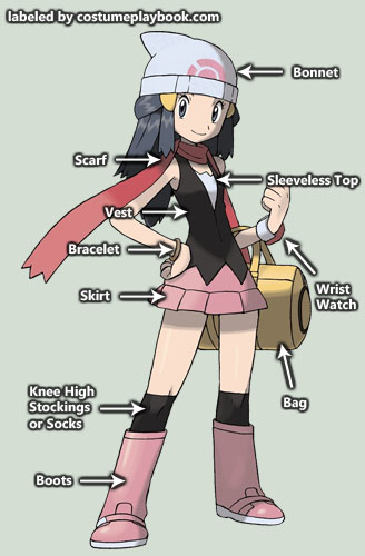 Pokemon Dawn Cosplay Costume