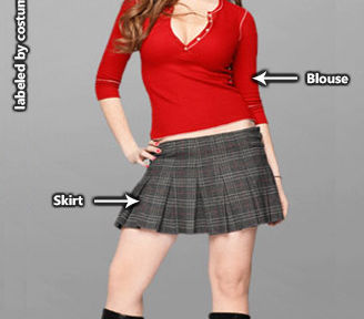 Cady Mean Girls Lindsy Lohan Costume