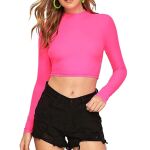 crop long sleeve top