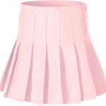 pink tennis skirt